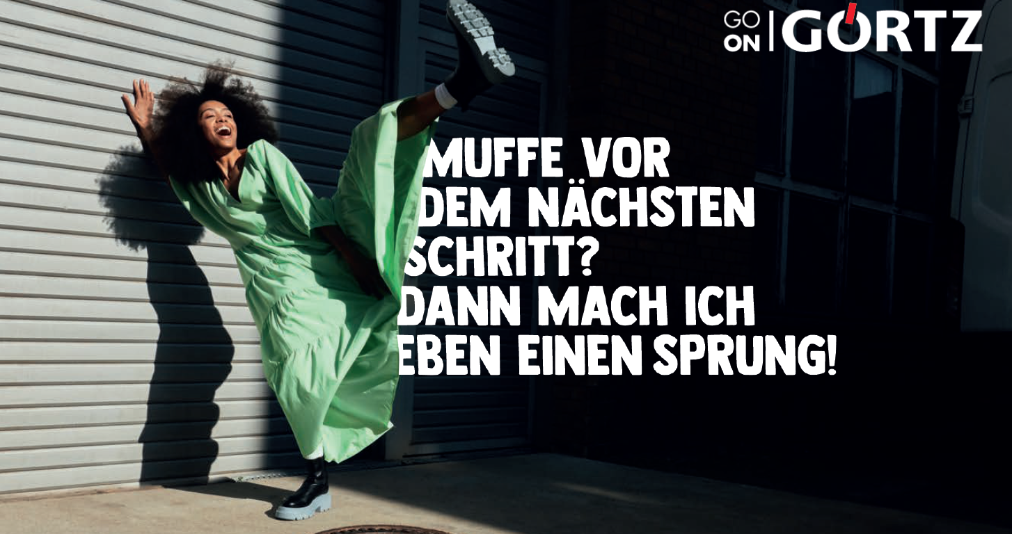 Görtz Kampagne Frühjahr/Sommer 2022 GO ON! GÖRTZ