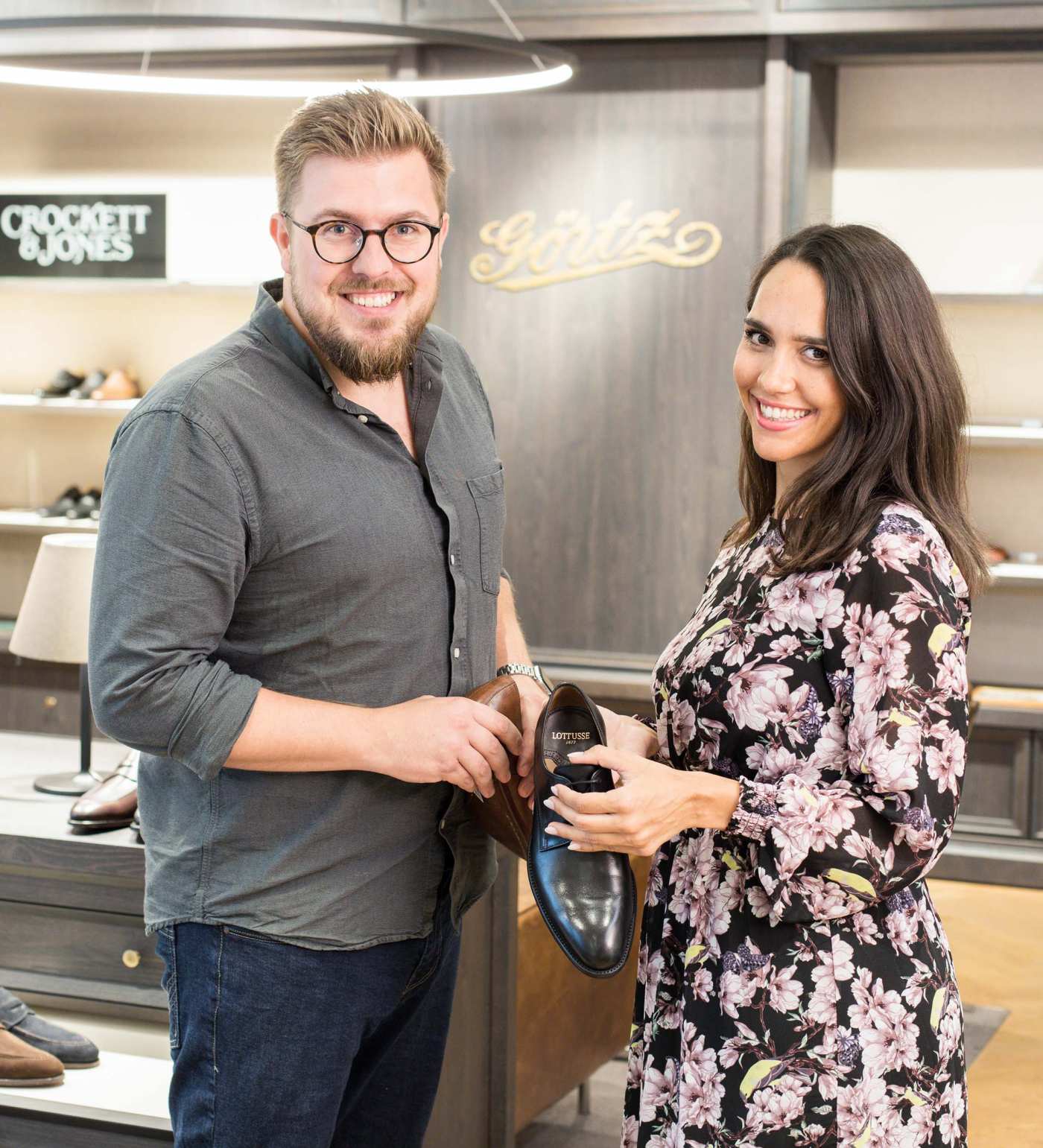 Unsere Einkäufer Robert Wiedemann und Sissy de Boer