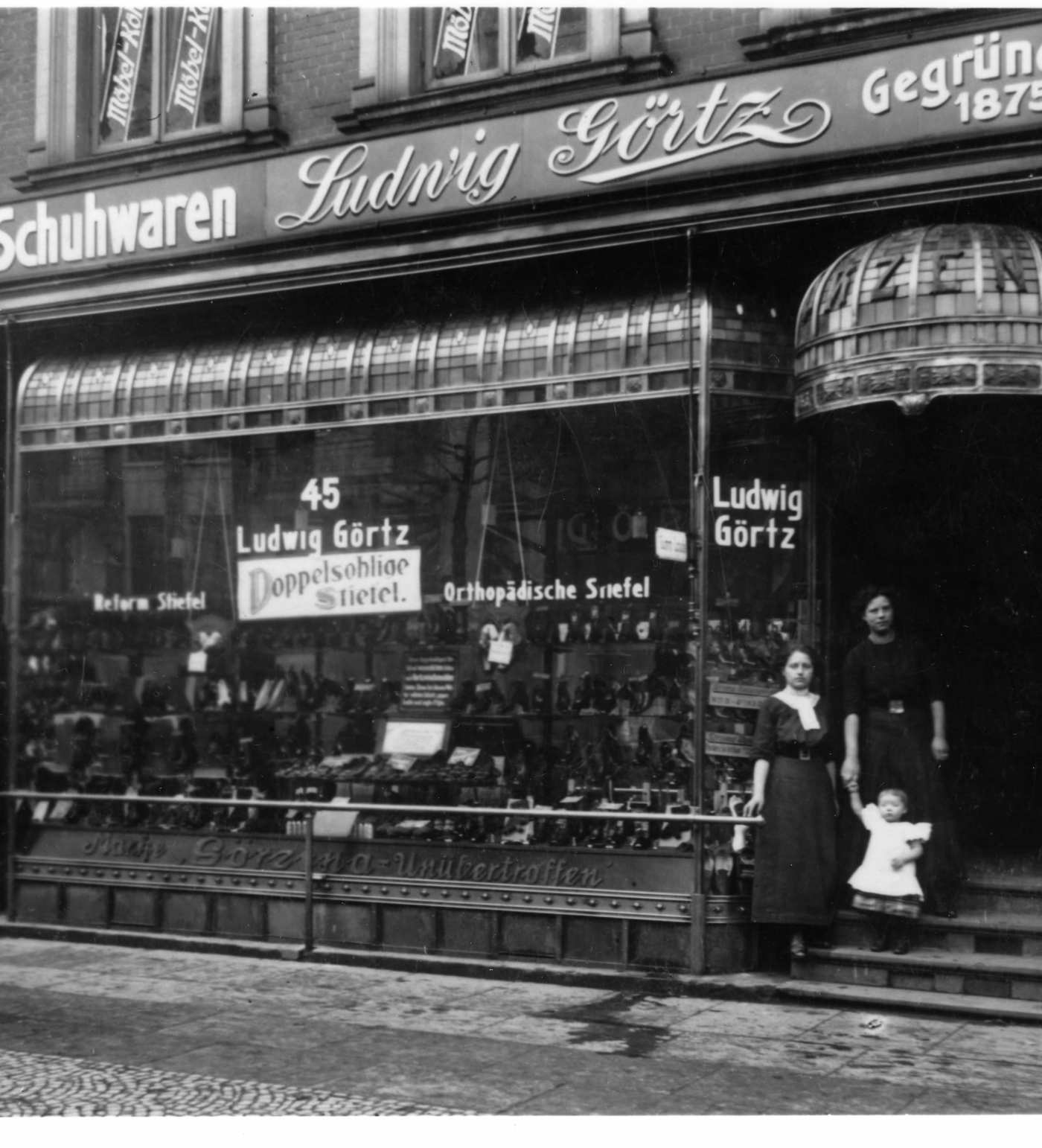 Erstes Görtz Geschäft um 1900